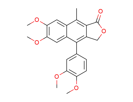 4‐(3,4‐dimethoxyphenyl)‐6,7‐dimethoxy‐9‐methylnaphtho[2,3‐c]-furan‐1(3H)‐one