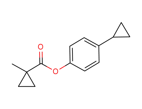 4-cyclopropylphenyl 1-methylcyclopropane-1-carboxylate