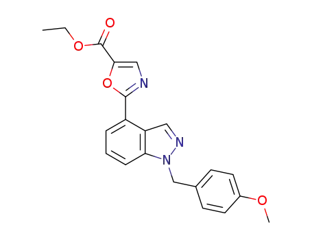 ethyl 2-(1-(4-methoxybenzyl)-1H-indazol-4-yl)oxazole-5-carboxylate