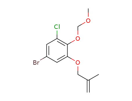 5-bromo-1-chloro-2-(methoxymethoxy)-3-((2-methylallyl)oxy)benzene