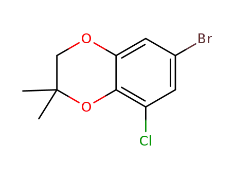 6-bromo-8-chloro-2,2-dimethyl-2,3-dihydrobenzo[b][1,4]dioxine