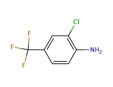 Molecular Structure of 39885-50-2 (4-Amino-3-chlorobenzotrifluoride)