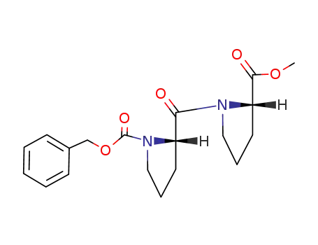 (S)-benzyl 2-((S)-2-(methoxycarbonyl)pyrrolidine-1-carbonyl)pyrrolidine-1-carboxylate