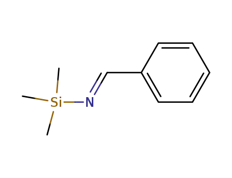 Molecular Structure of 120419-97-8 (Silanamine, 1,1,1-trimethyl-N-(phenylmethylene)-, (E)-)