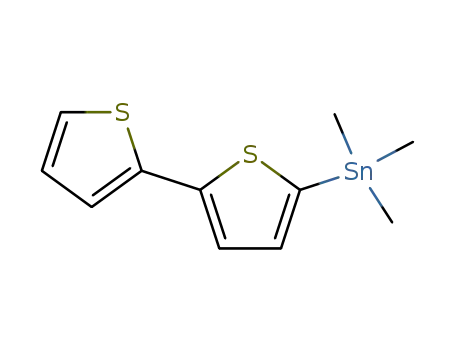 Molecular Structure of 133144-35-1 (Stannane, [2,2'-bithiophen]-5-yltrimethyl-)