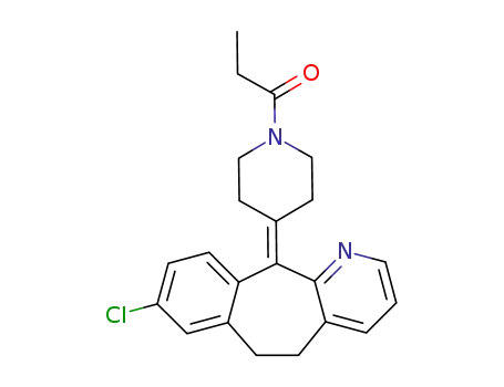 1-[4-(8-chloro-5,6-dihydro-11H-benzo[5,6]cyclohepta[1,2-b]pyridin-11-ylidene)piperidin-1-yl]propan-1-one
