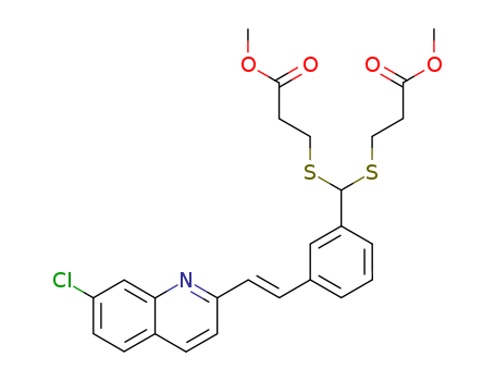 3,3'-[[[3-[(1E)-2-(7-Chloro-2-quinolinyl)ethenyl]phenyl]methylene]bis(thio)]bis-propanoic Acid 1,1'-Dimethyl Ester