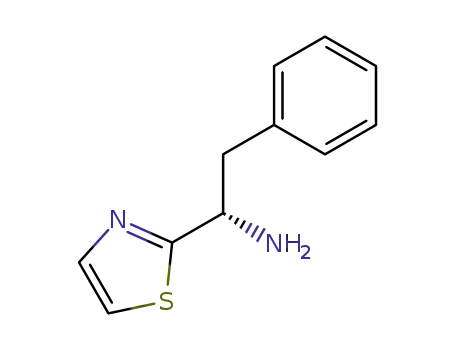 Molecular Structure of 130199-65-4 (2-ThiazoleMethanaMine, α-(phenylMethyl)-, (αS)-)