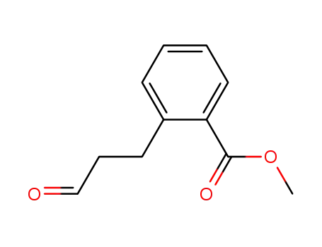 Molecular Structure of 106515-77-9 (2-(3-OXO-PROPYL)-BENZOIC ACID METHYL ESTER)