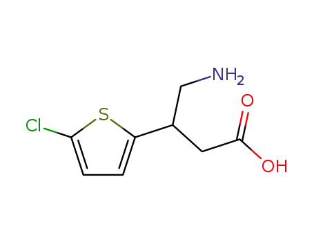 2-Thiophenepropanoicacid, b-(aminomethyl)-5-chloro-