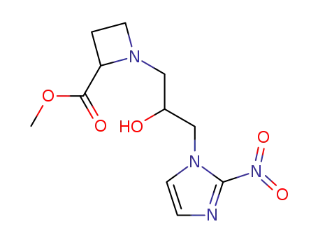 1-[2-Hydroxy-3-(2-nitro-imidazol-1-yl)-propyl]-azetidine-2-carboxylic acid methyl ester