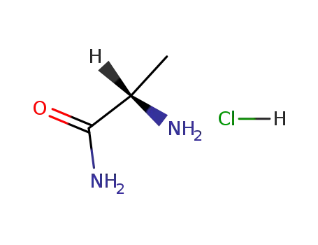 Molecular Structure of 33208-99-0 (L-Alaninamide hydrochloride)