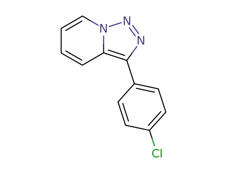 Molecular Structure of 78539-93-2 (3-(4-chlorophenyl)[1,2,3]triazolo[1,5-a]pyridine)