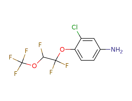 3-Chloro-4-[1,1,2-trifluoro-2-(trifluoromethoxy)ethoxy]benzenamine cas  116714-47-7