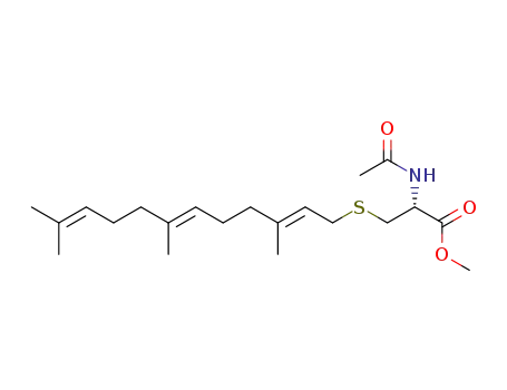 Molecular Structure of 135304-08-4 (AC-CYS(FARNESYL)-OME)