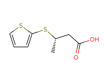 (S)-3-(thien-2-ylthio)butyric acid