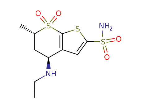 Molecular Structure of 120279-96-1 (Dorzolamide)