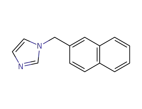 Molecular Structure of 98318-77-5 (1-(naphthalen-2-ylmethyl)-1H-imidazole)