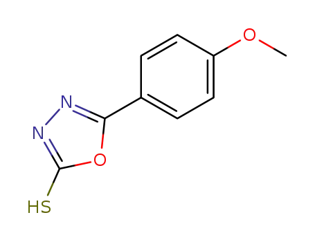Molecular Structure of 23766-26-9 (5-(4-METHOXYPHENYL)-1 3 4-OXADIAZOLE-2-&)