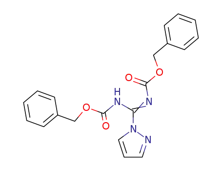 Carbamic acid, [[[(phenylmethoxy)carbonyl]amino]-1H-pyrazol-1-ylmethylene]-, phenylmethyl ester