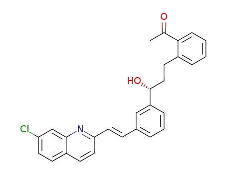 -1-<2-<3-<3-<2-(7-chloro-2-quinolinyl)ethenyl>phenyl>-3-hydroxypropyl>phenyl>ethanone