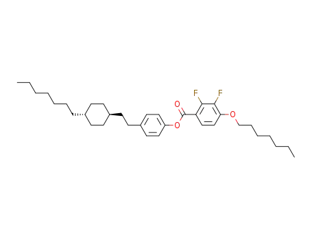 2,3-Difluoro-4-heptyloxy-benzoic acid 4-[2-(4-heptyl-cyclohexyl)-ethyl]-phenyl ester