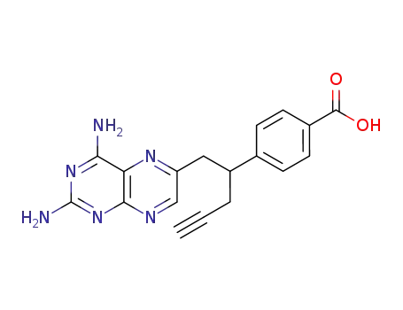 4-(1-(2,4-diaMinopteridin-6-yl)pent-4-yn-2-yl)benzoic acid