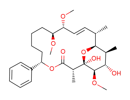 4,19-Dioxabicyclo[13.3.1]nonadec-12-en-3-one,1,17-dihydroxy-10,11,18-trimethoxy-2,14,16-trimethyl-5-phenyl-,(1R,2S,5S,10S,11R,12E,14S,15S,16S,17S,18R)-