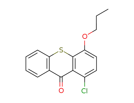 Molecular Structure of 142770-42-1 (1-Chloro-4-propoxythioxanthone)