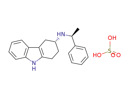 (3R)-3-(1S-phenylethylamino)-1,2,3,4-tetrahydrocarbazole hydrogensulfate