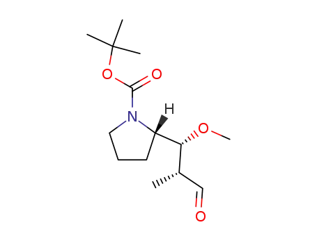 (S)-2-((1R,2R)-1-Methoxy-2-methyl-3-oxo-propyl)-pyrrolidine-1-carboxylic acid tert-butyl ester