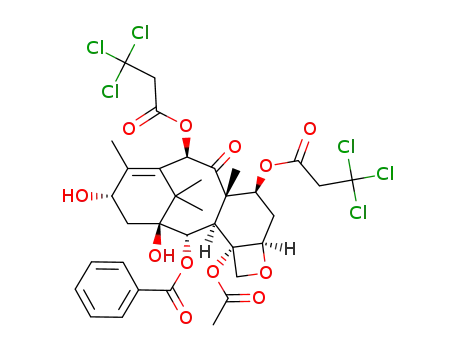 7,10-Bis<(2,2,2-trichloroethoxy)carbonyl>-10-desacetylbaccatin III