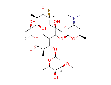 Molecular Structure of 82664-20-8 (FLURITHROMYCIN)