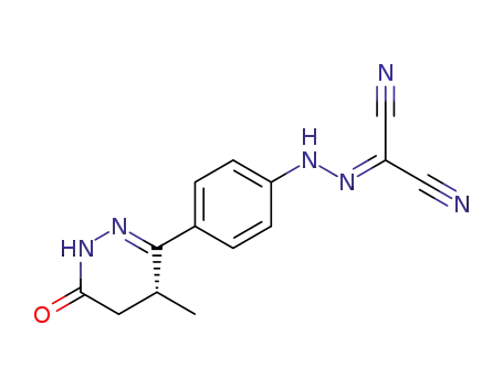 Propanedinitrile,2-[2-[4-[(4R)-1,4,5,6-tetrahydro-4-methyl-6-oxo-3-pyridazinyl]phenyl]hydrazinylidene]-