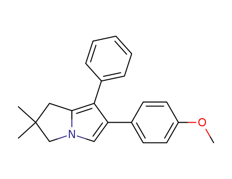 6-(4-Methoxy-phenyl)-2,2-dimethyl-7-phenyl-2,3-dihydro-1H-pyrrolizine