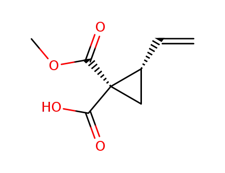 (1S,2S)-1-carbomethoxy-2-vinylcyclopropane-1-carboxylic acid