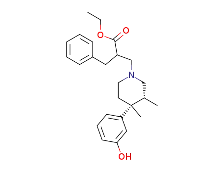 4-(3-hydroxyphenyl)-3(R),4(R)-dimethyl-2'(SR)-(phenylmethyl)-1-piperidinepropanoic acid ethyl ester