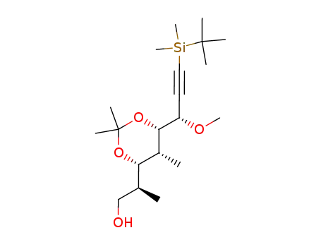 (S)-2-{(4S,5R,6S)-6-[(S)-3-(tert-Butyl-dimethyl-silanyl)-1-methoxy-prop-2-ynyl]-2,2,5-trimethyl-[1,3]dioxan-4-yl}-propan-1-ol
