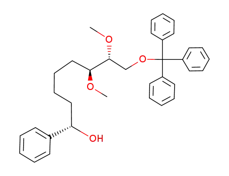 (1S,6S,7R)-6,7-Dimethoxy-1-phenyl-8-trityloxy-octan-1-ol