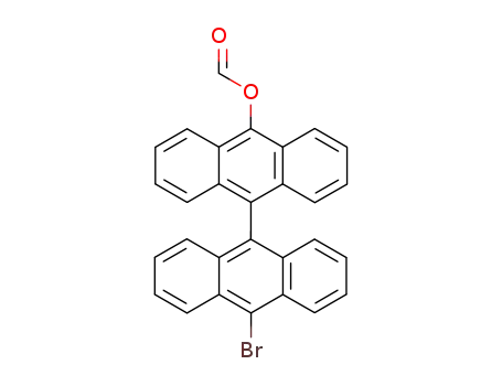 Formic acid 10'-bromo-[9,9']bianthracenyl-10-yl ester