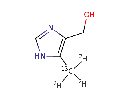 (<5-13C2H3>methyl-3H-imidazol-4-yl)-methanol