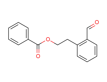 Molecular Structure of 139122-15-9 (Benzaldehyde, 2-[2-(benzoyloxy)ethyl]-)