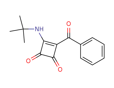 3-benzoyl-4-(tert-butylamino)-3-cyclobutene-1,2-dione