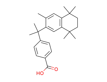 4-[1-methyl-1-(3,5,5,8,8-pentamethyl-5,6,7,8-tetrahydronaphthalen-2-yl)ethyl]benzoic acid