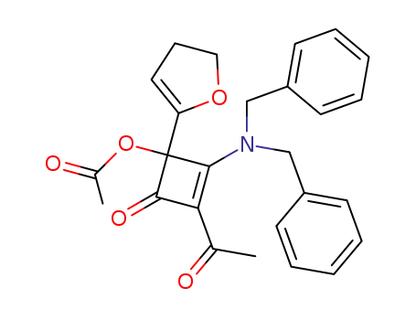 4-acetoxy-2-acetyl-3-(N,N-dibenzylamino)-4-(2,3-dihydrofuran-5-yl)-2-cyclobuten-1-one