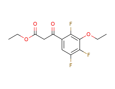 ethyl (3-ethoxy-2,4,5-trifluorobenzoyl)acetate