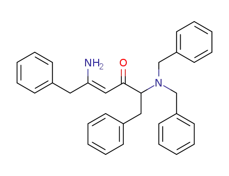 2-Amino-5-S-N,N-dibenzylamino-4-oxo-1,6-diphenylhex-2-ene