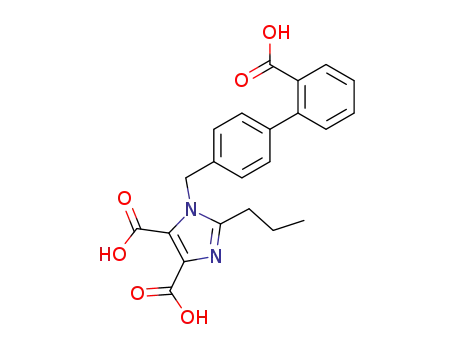 1-[(2’-carboxybiphenyl-4-yl)methyl]-2-propylimidazole-4,5-dicarboxylic acid