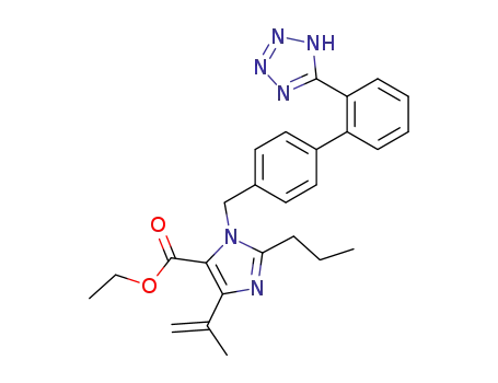 5-Isopropenyl-2-propyl-3-[2'-(1H-tetrazol-5-yl)-biphenyl-4-ylmethyl]-3H-imidazole-4-carboxylic acid ethyl ester