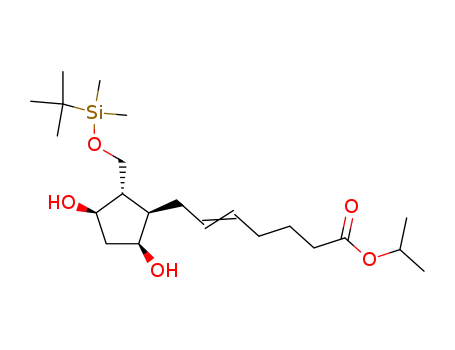 (Z)-7-[(1R,2S,3R,5S)-2-(tert-Butyl-dimethyl-silanyloxymethyl)-3,5-dihydroxy-cyclopentyl]-hept-5-enoic acid isopropyl ester